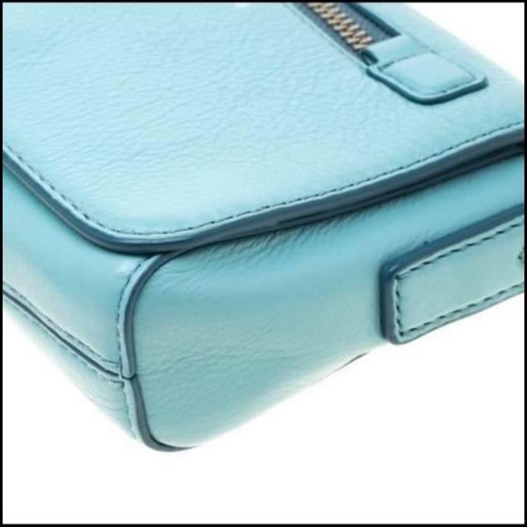 MARC JACOBS Blue Leather cross body Bag. New without tags. 💯 Authentic. - Picture 4 of 12
